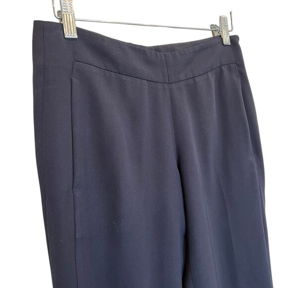 Theory Timba Madera Tapered Leg Pant Navy Women's 0 - Picture 4 of 10